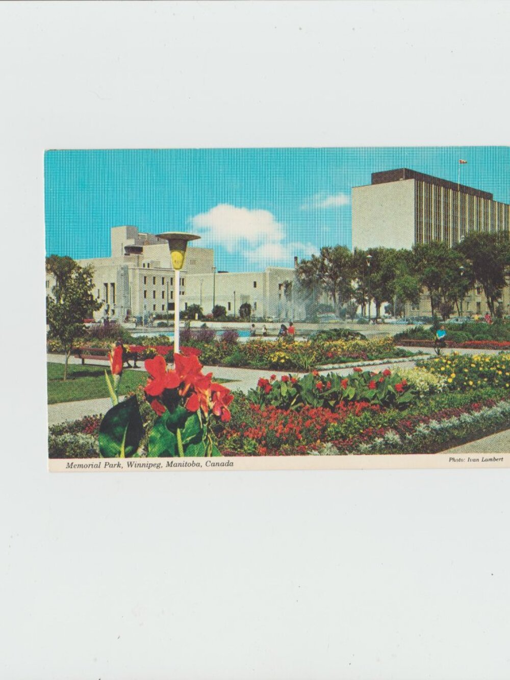 Memorial Park, And In Front On The Legislative Building Winnipeg, Manitoba